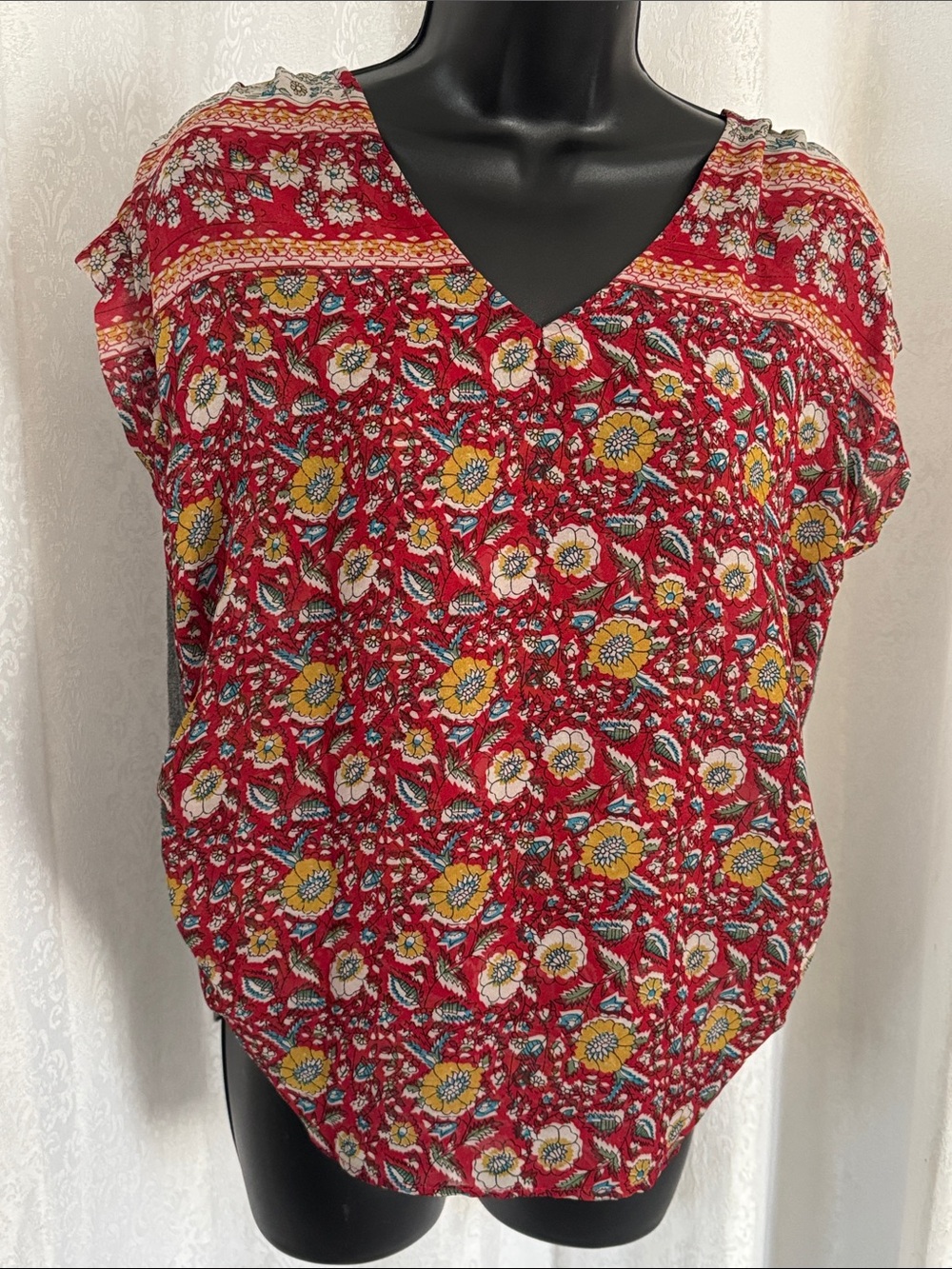 TINY by ANTHROPOLOGIE BOHEMIAN TOP Sz:S